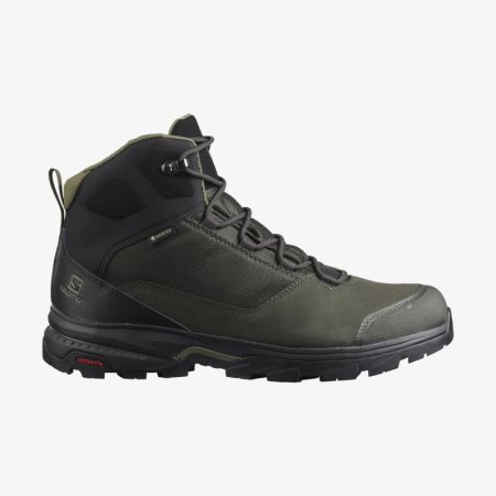 Scarpe Trekking Salomon OUTWARD GORE-TEX Uomo Verde Oliva IT 5-R40